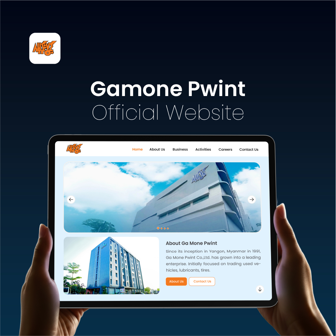 Gamone Pwint CMS Website - Laravel Base CMS Website